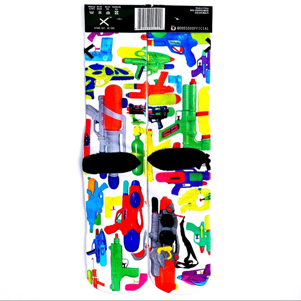 🆕 Odd Sox Super Soaker Water Gun Watergun Socks - Picture 7 of 10
